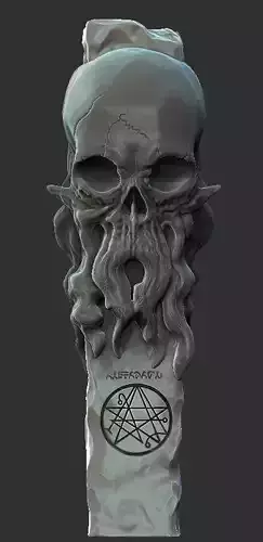 Cthulhu Totem 3D model