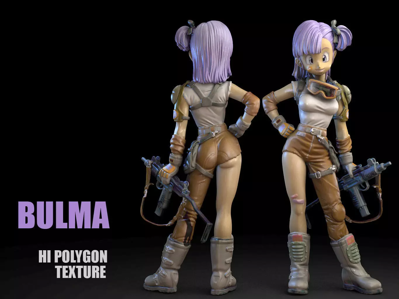 Bulma V2 3D model_0