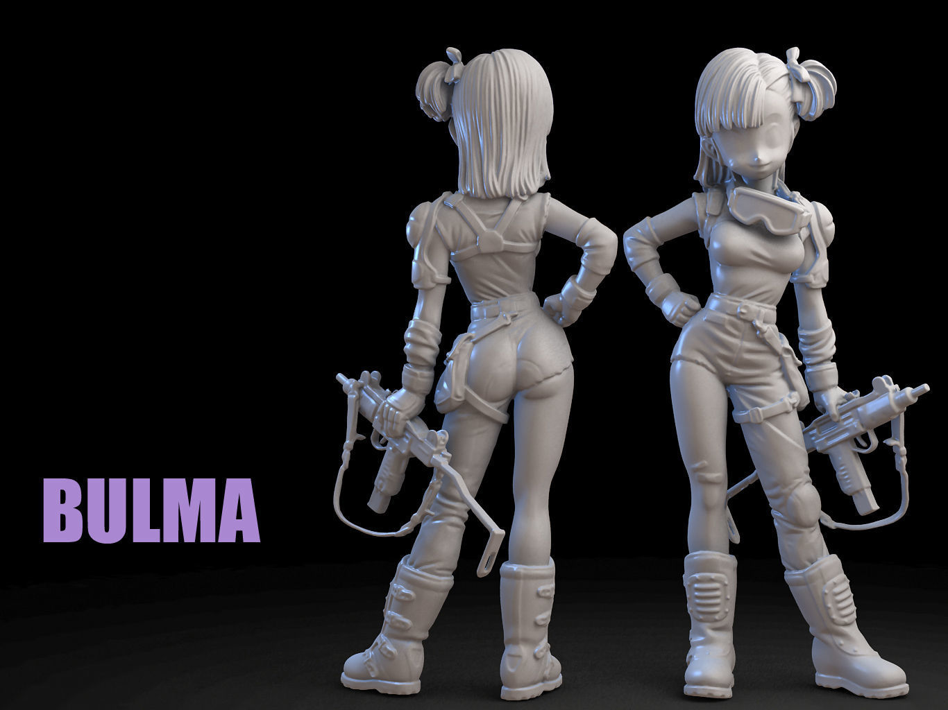 Bulma V2 3D model_1