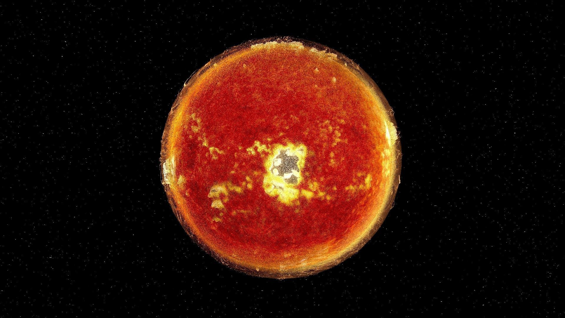 Sun 3d max corona rander model 3D model_17