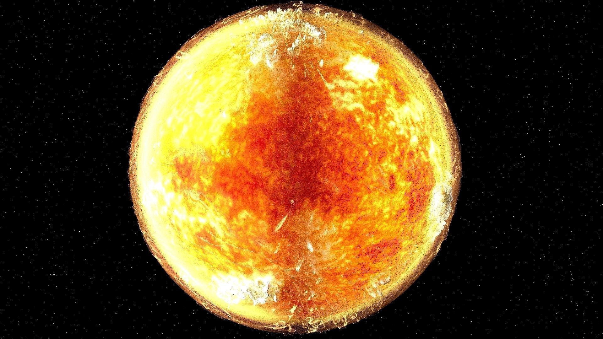 Sun 3d max corona rander model 3D model_21