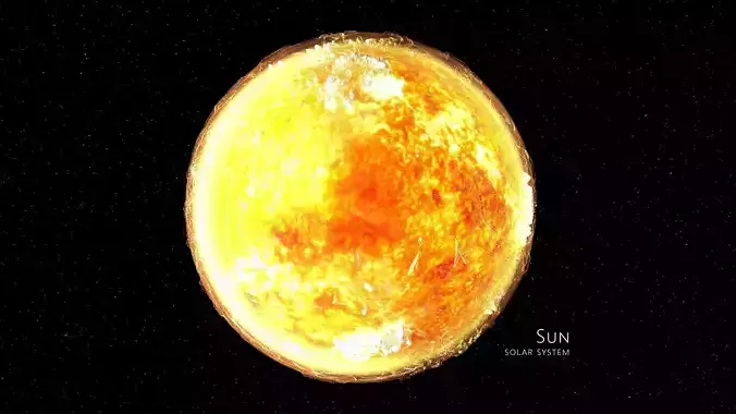 Sun 3d max corona rander model 3D model