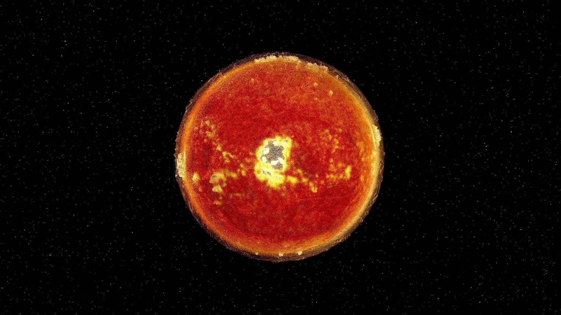 Sun 3d max corona rander model 3D model_16