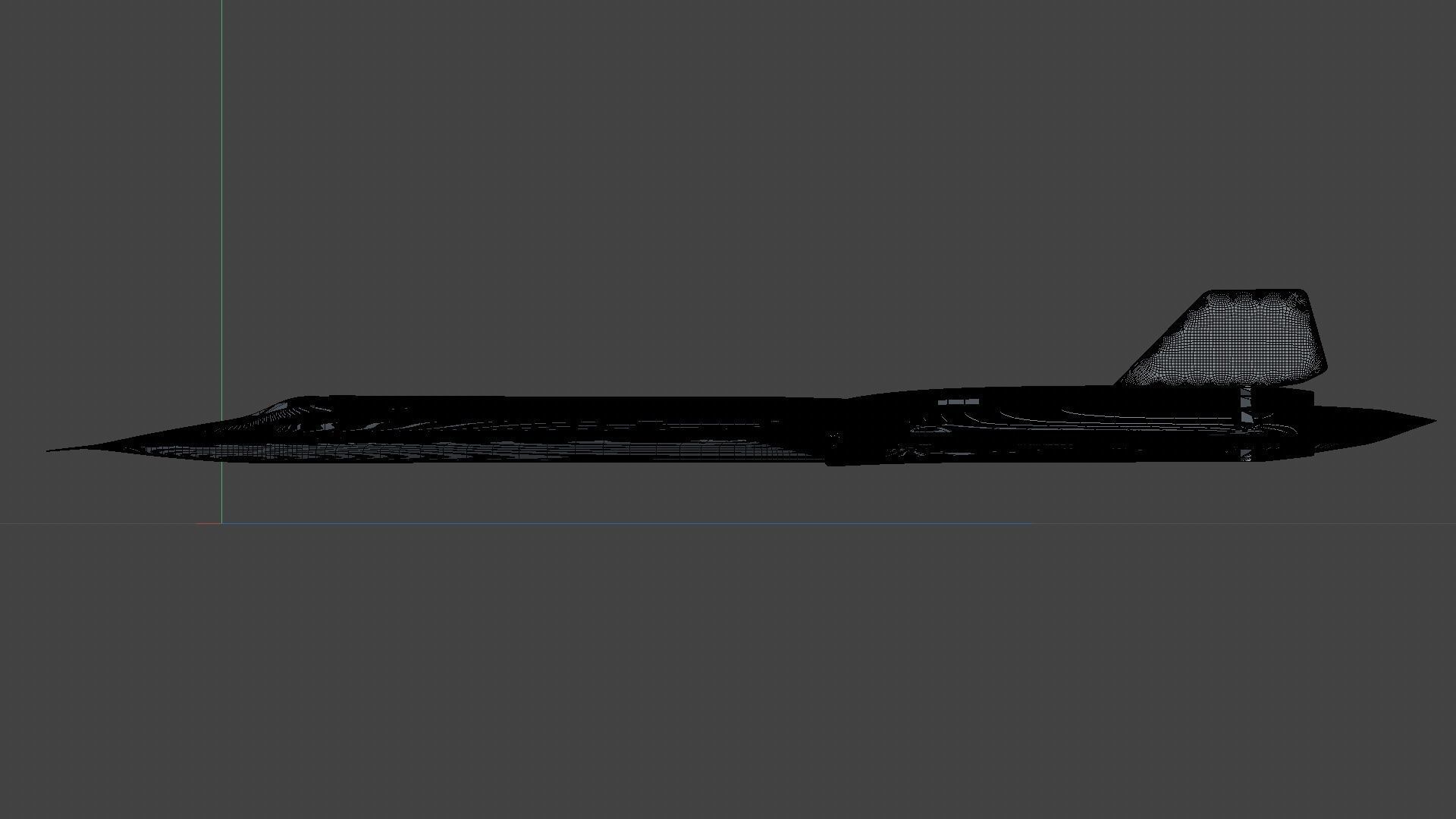 SR-71 Blackbird Reduction-0 3D model 3D model_2