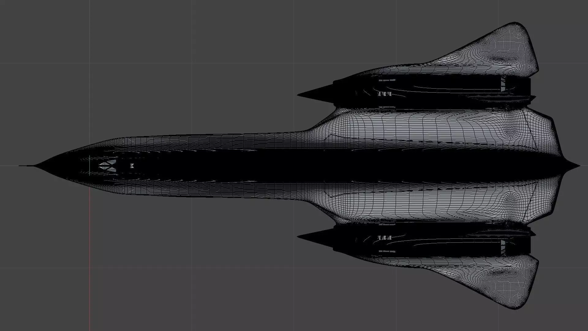 SR-71 Blackbird Reduction-0 3D model 3D model_0