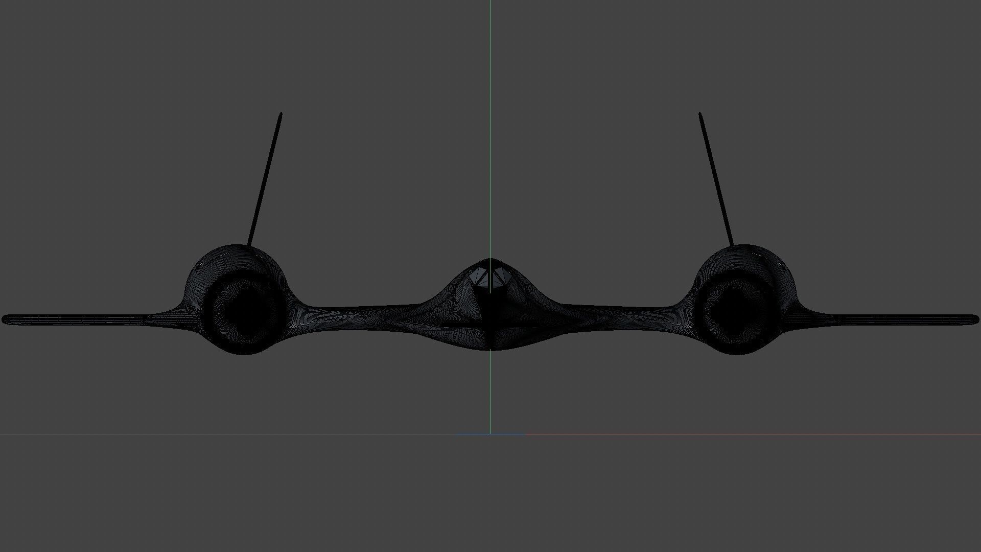 SR-71 Blackbird Reduction-0 3D model 3D model_1