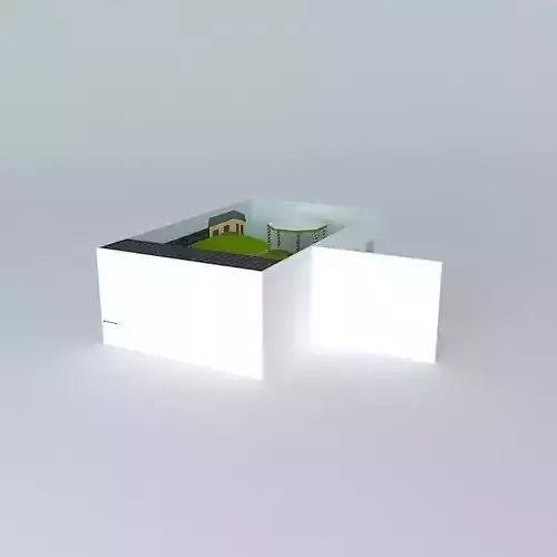 Oktoberfest house with roof