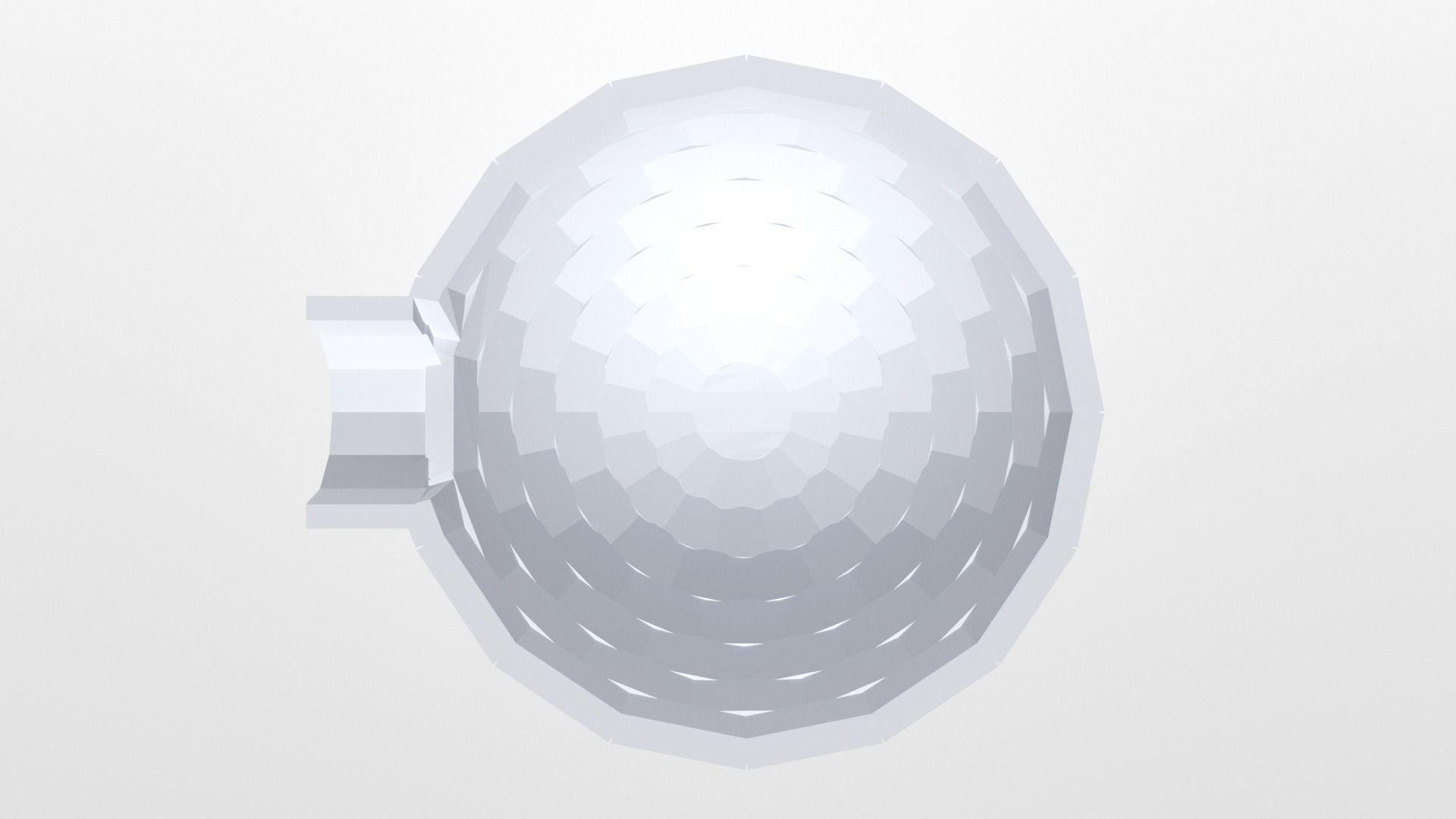 Low Poly Cartoon Igloo Low-poly 3D model_8