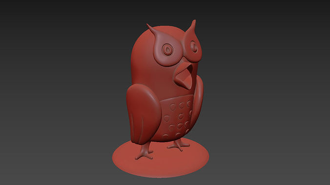 Owl for 3d print 3D print model