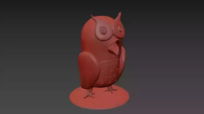 Owl for 3d print 3D print model
