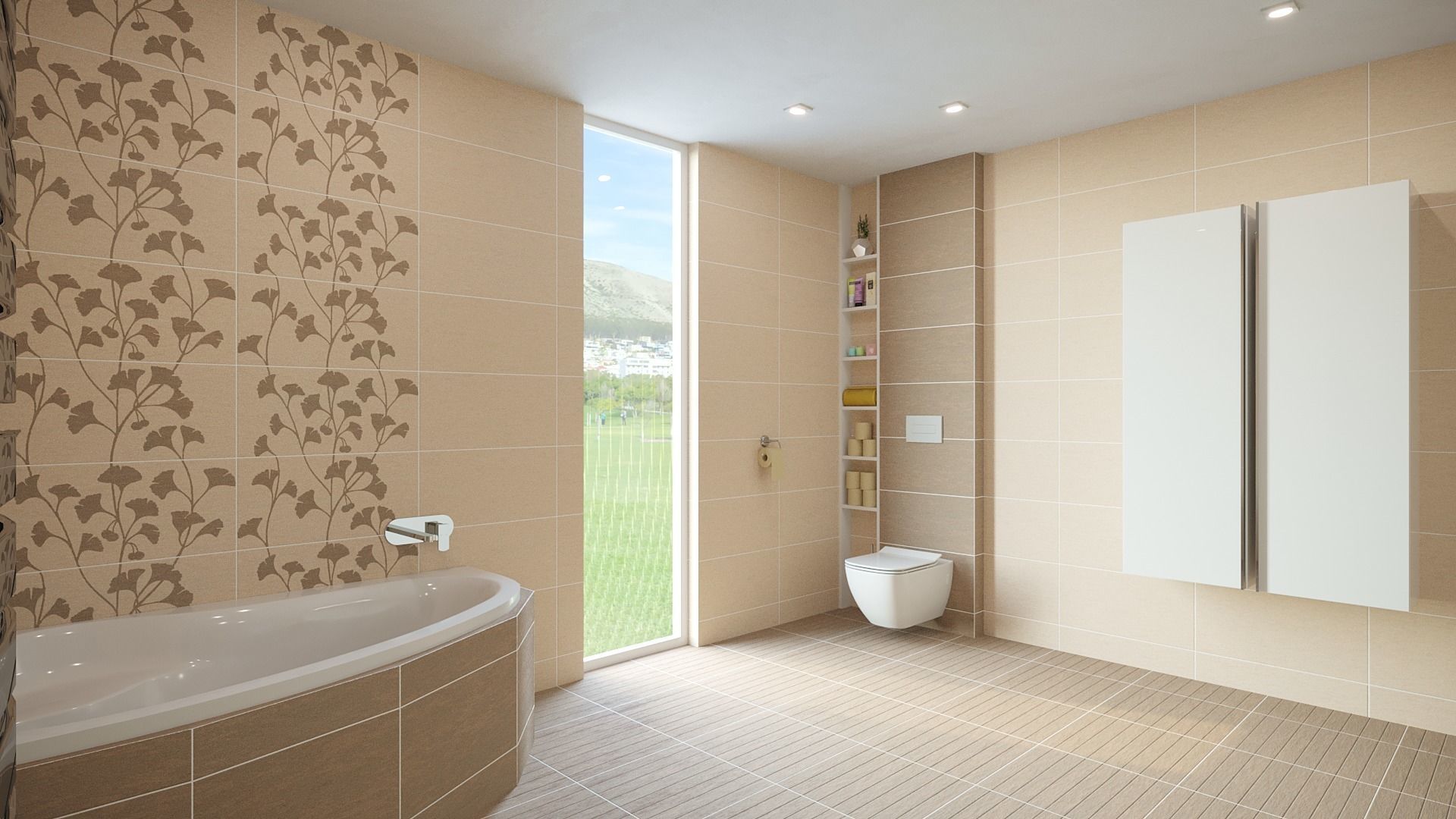 Bathroom 09 Low-poly 3D model_3