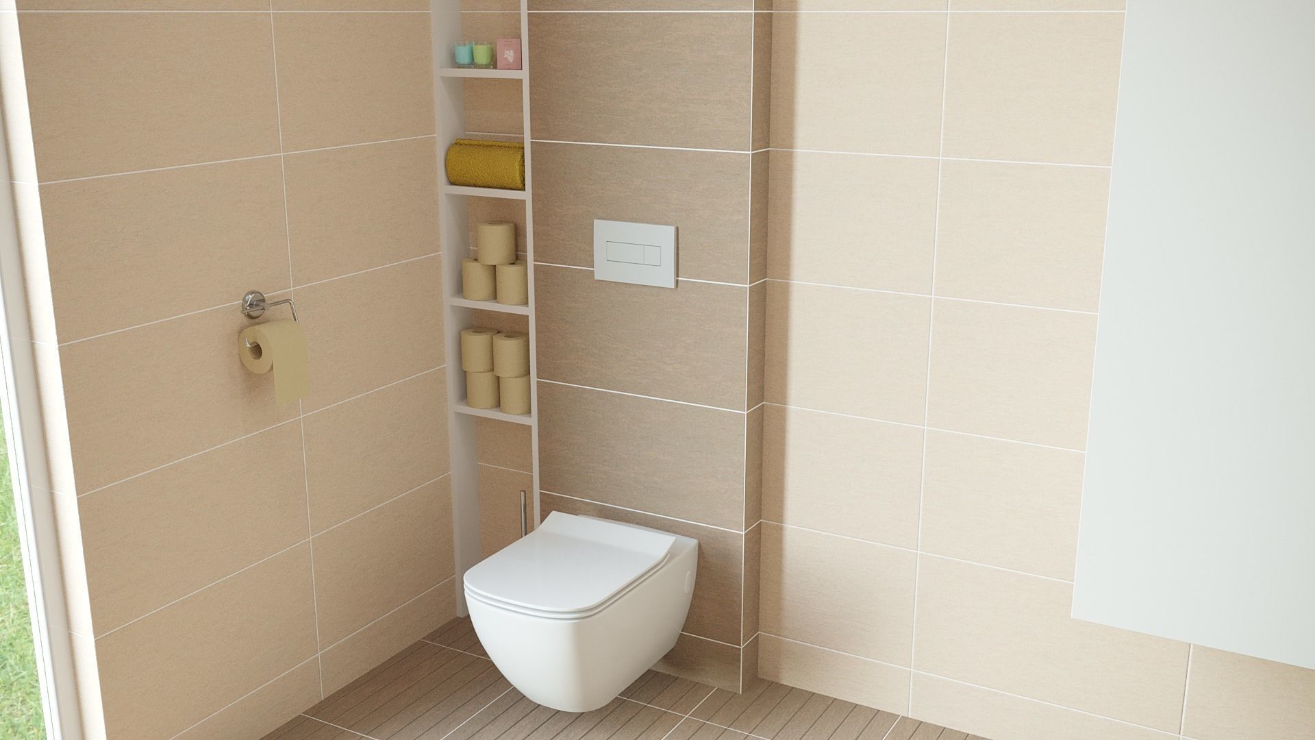 Bathroom 09 Low-poly 3D model_8