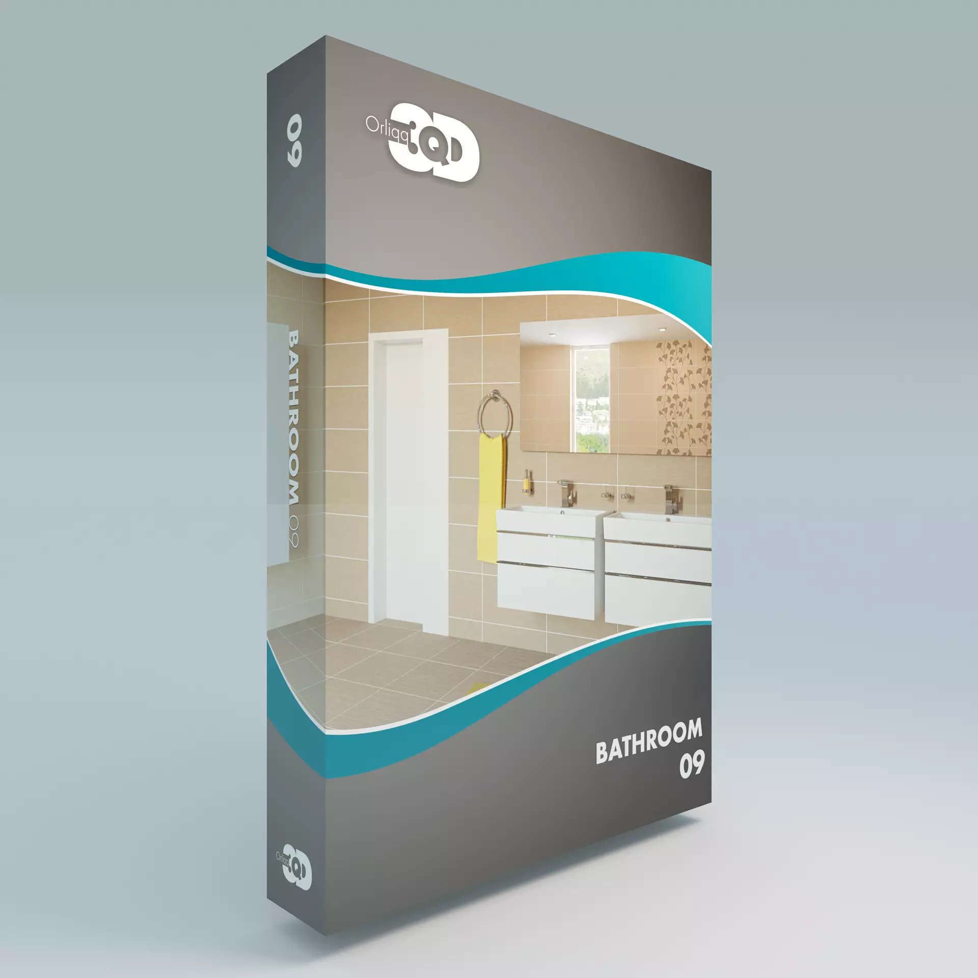 Bathroom 09 Low-poly 3D model_0