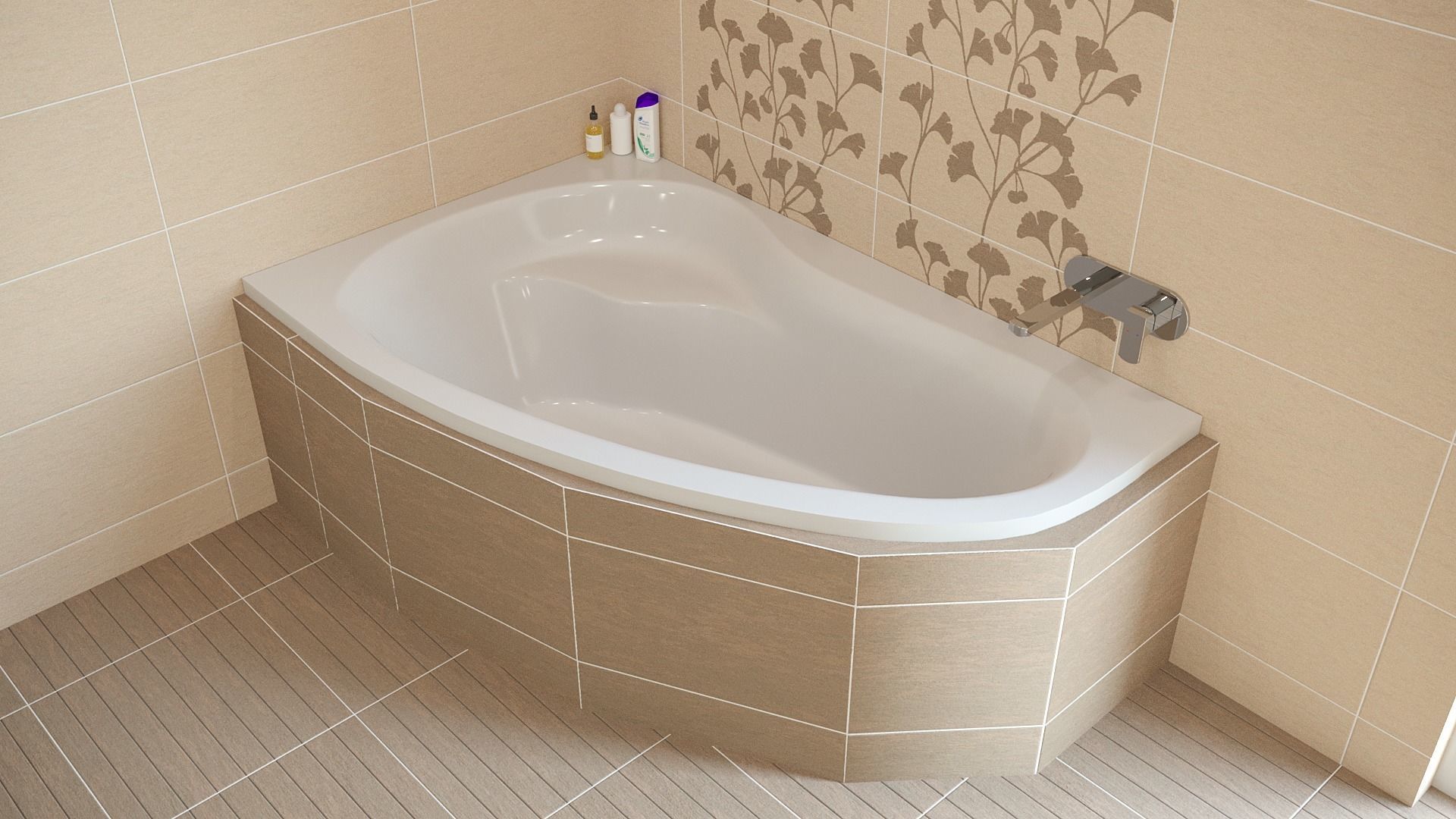 Bathroom 09 Low-poly 3D model_6