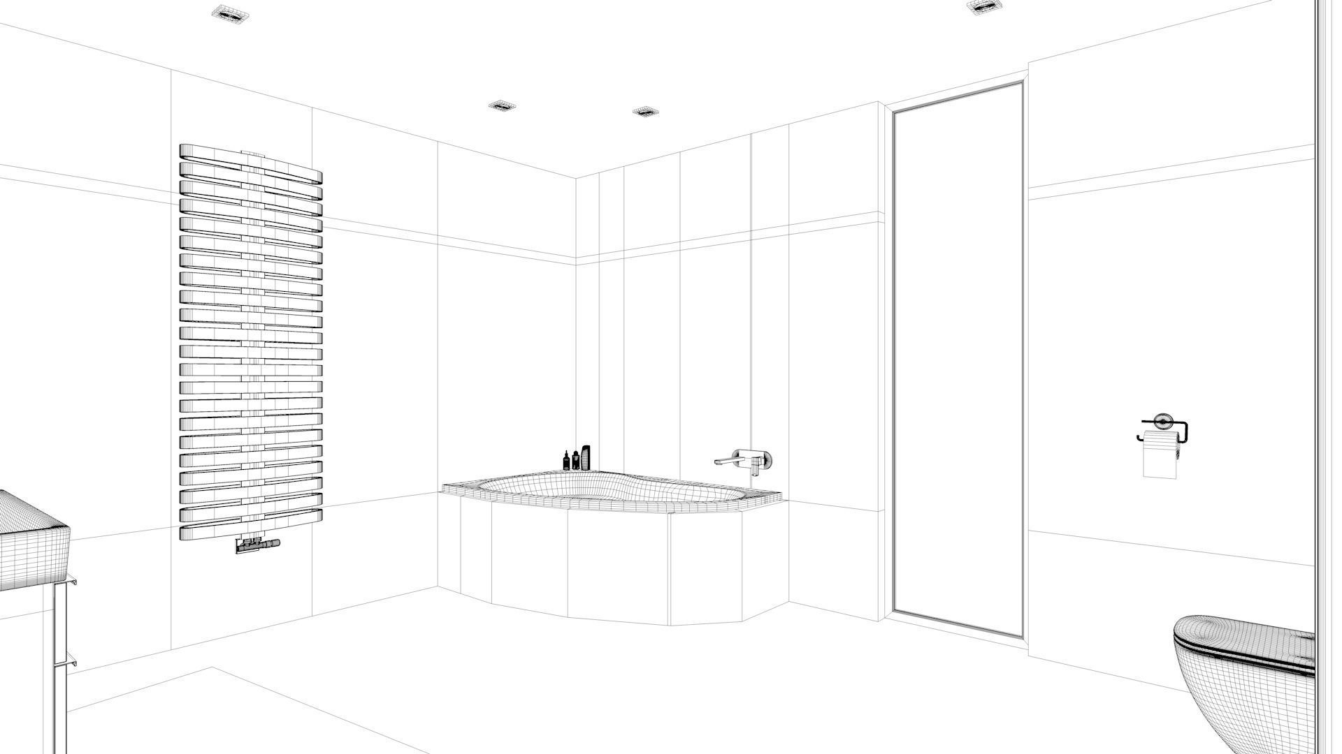 Bathroom 09 Low-poly 3D model_11