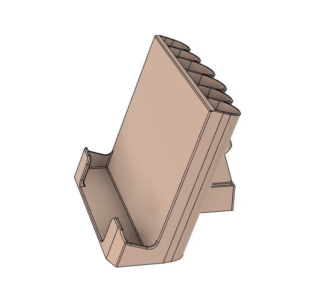 Mobile phone stand  3D print model_10