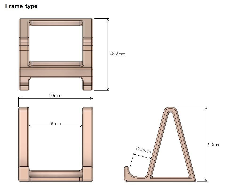 Mobile phone stand  3D print model_15