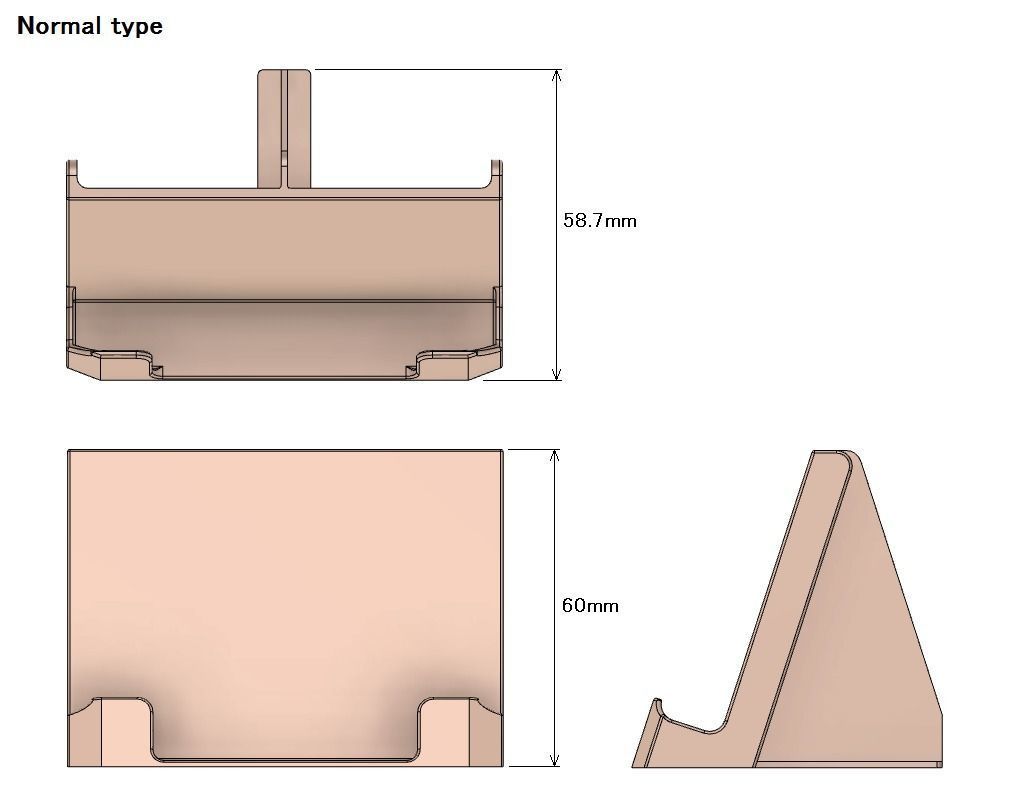 Mobile phone stand  3D print model_9