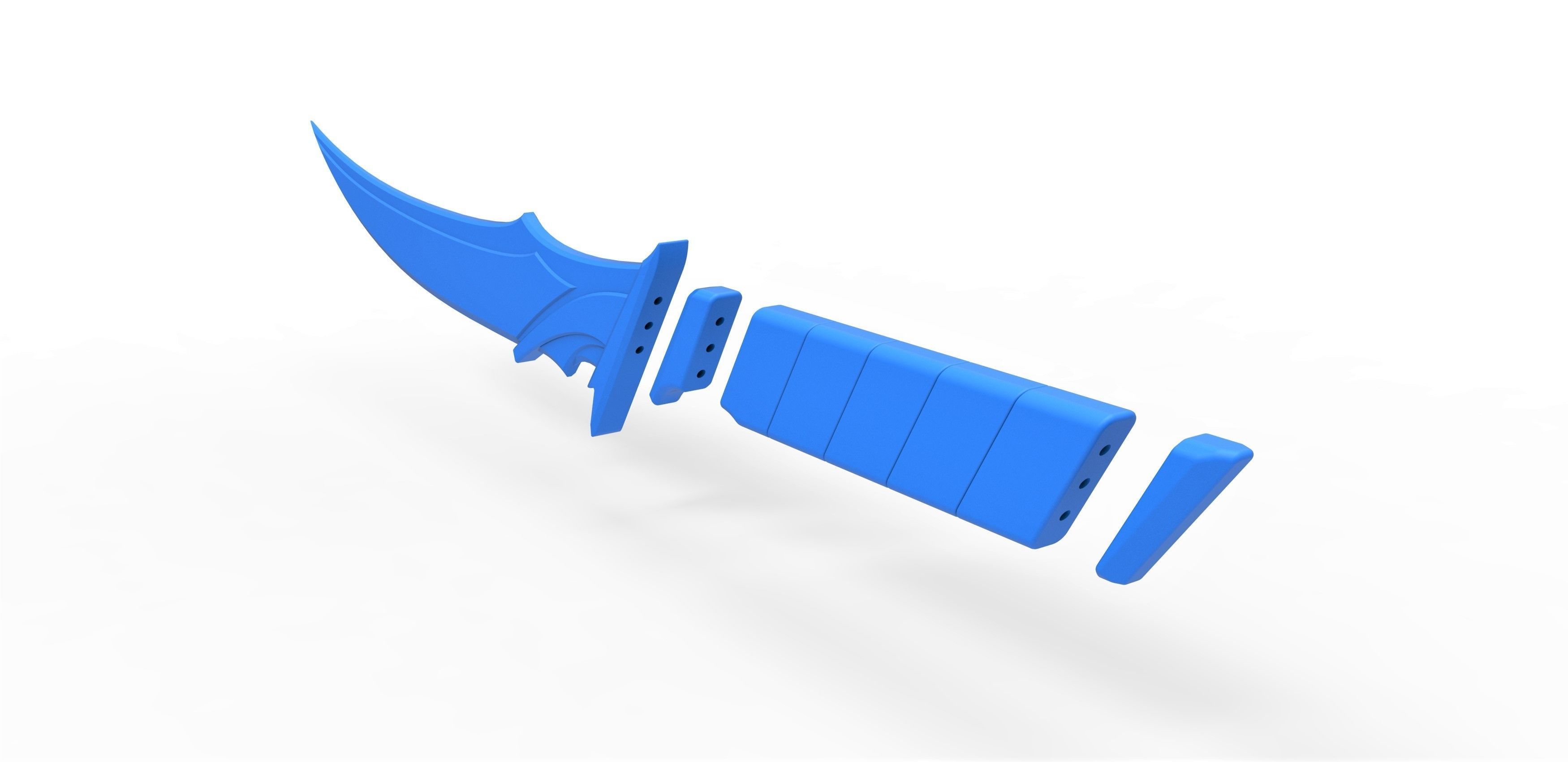 Klingon dagger from the movie Star Trek Into Darkness 2013 3D print model_24