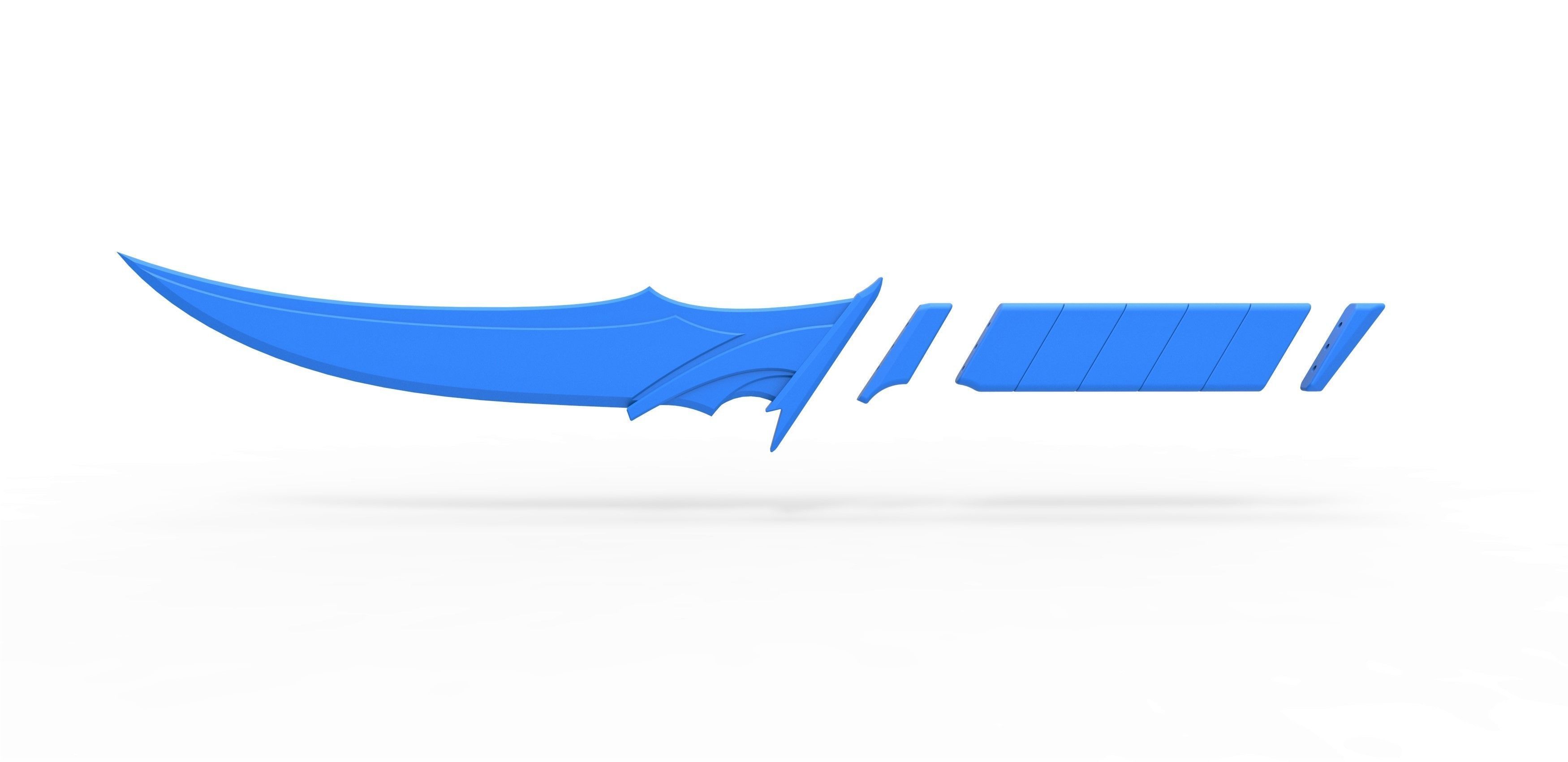 Klingon dagger from the movie Star Trek Into Darkness 2013 3D print model_23
