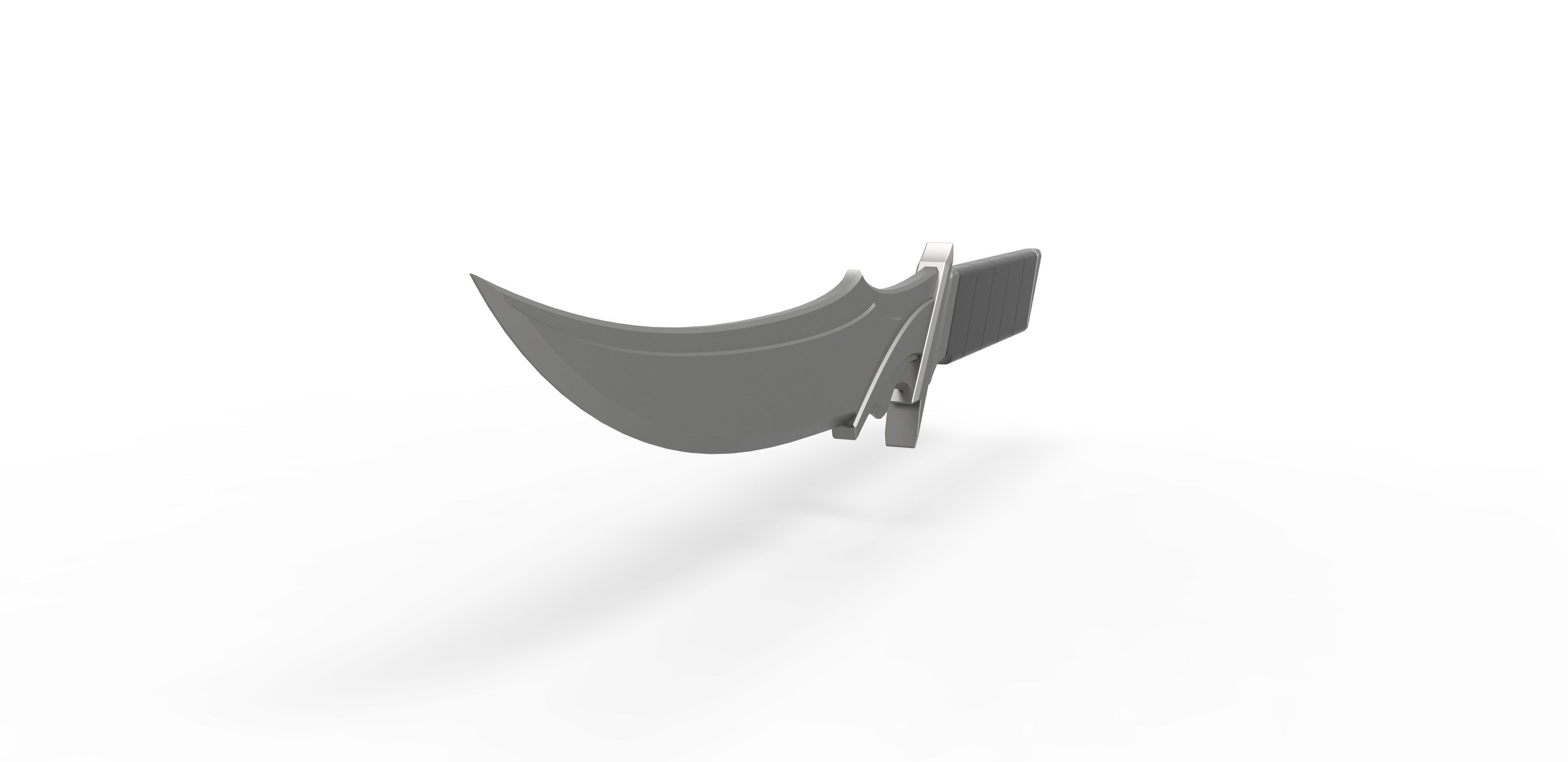 Klingon dagger from the movie Star Trek Into Darkness 2013 3D print model_3
