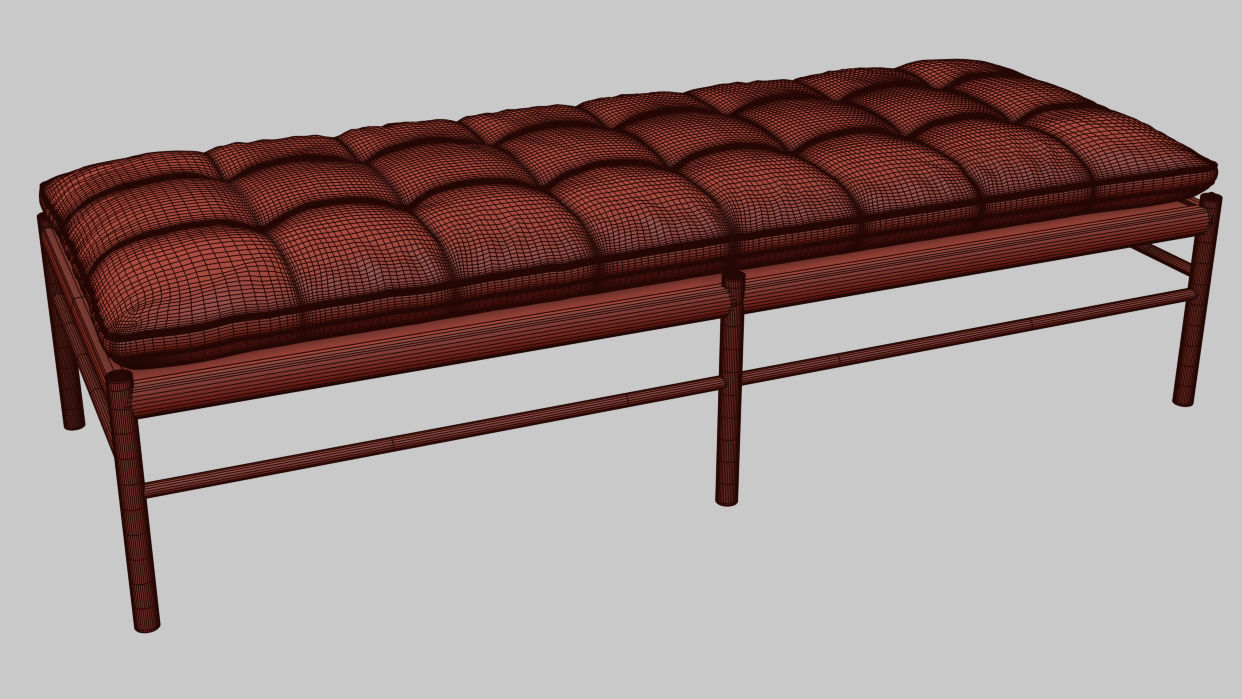 Carl Hansen Daybed Sofa OW150 3D model_4