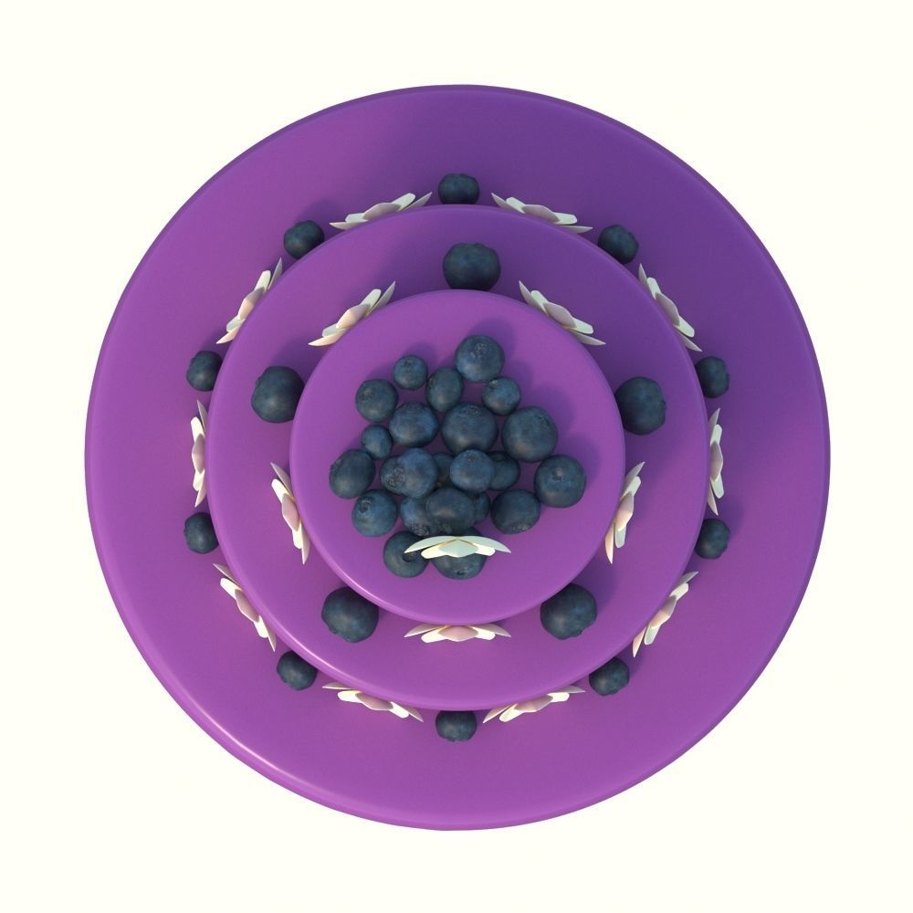 Cartoon Cake  3D model_1