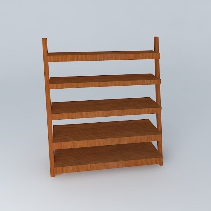 slanting display shelf Free 3D model_2