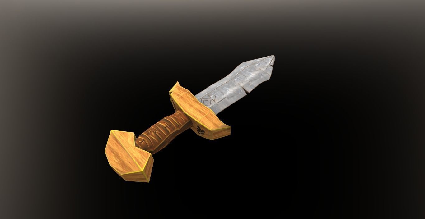 Low poly Cartoon Dwarf Tool Pack Low-poly 3D model_3