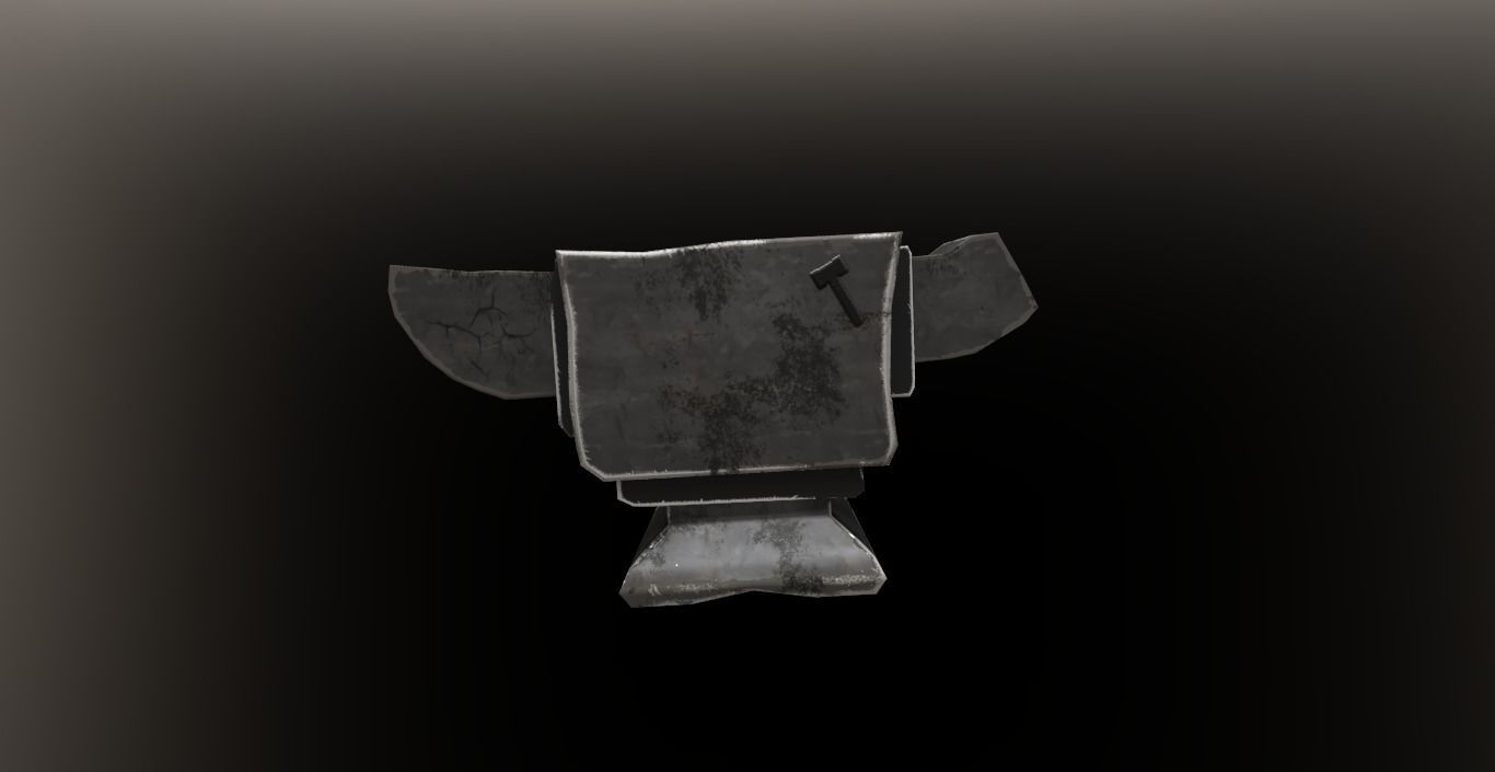 Low poly Cartoon Dwarf Tool Pack Low-poly 3D model_8