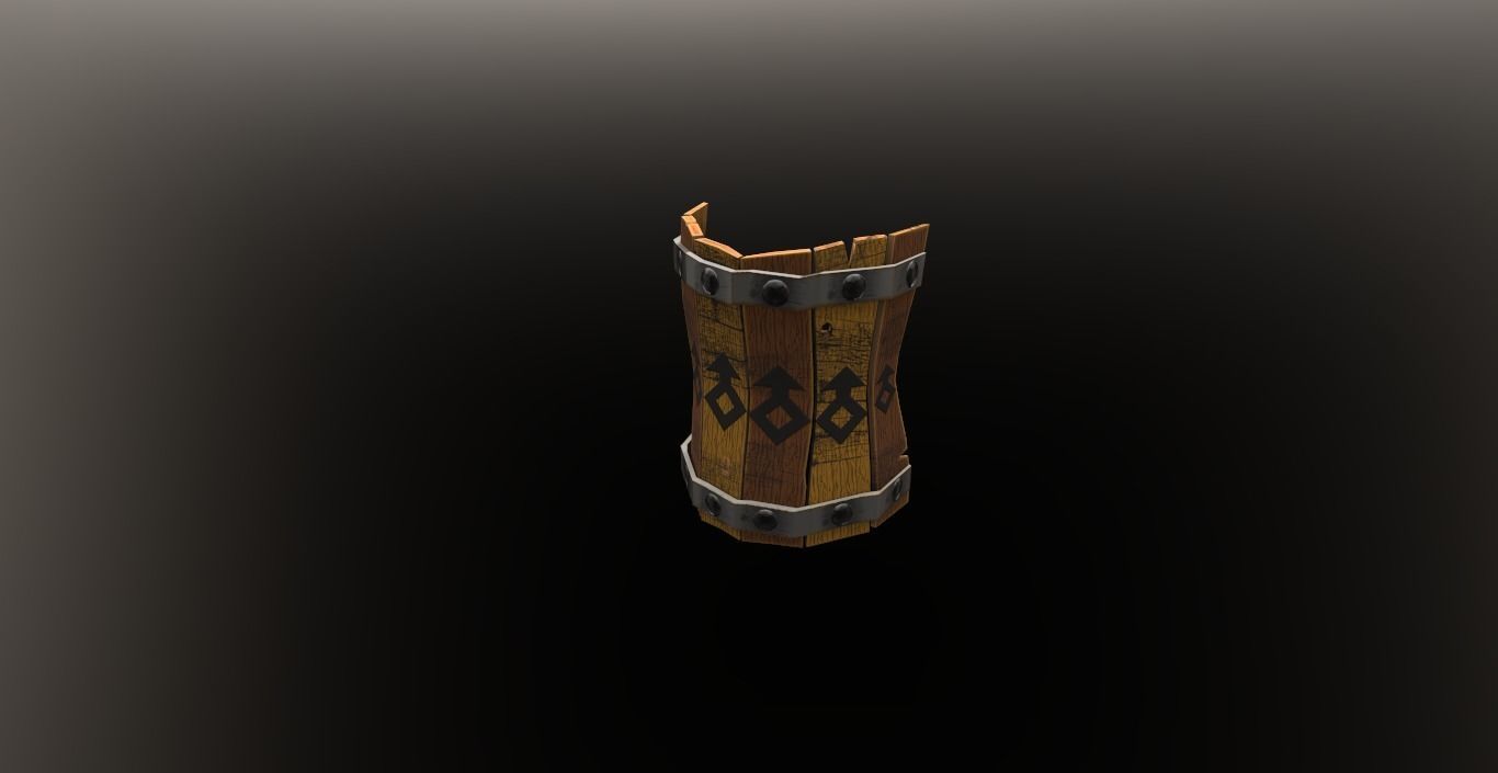 Low poly Cartoon Dwarf Tool Pack Low-poly 3D model_7