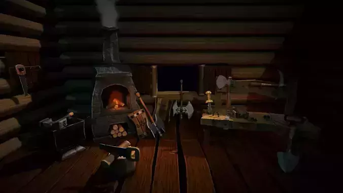 Low poly Cartoon Dwarf Tool Pack Low-poly 3D model Low poly Cartoon Dwarf Tool Pack Low-poly 3D model