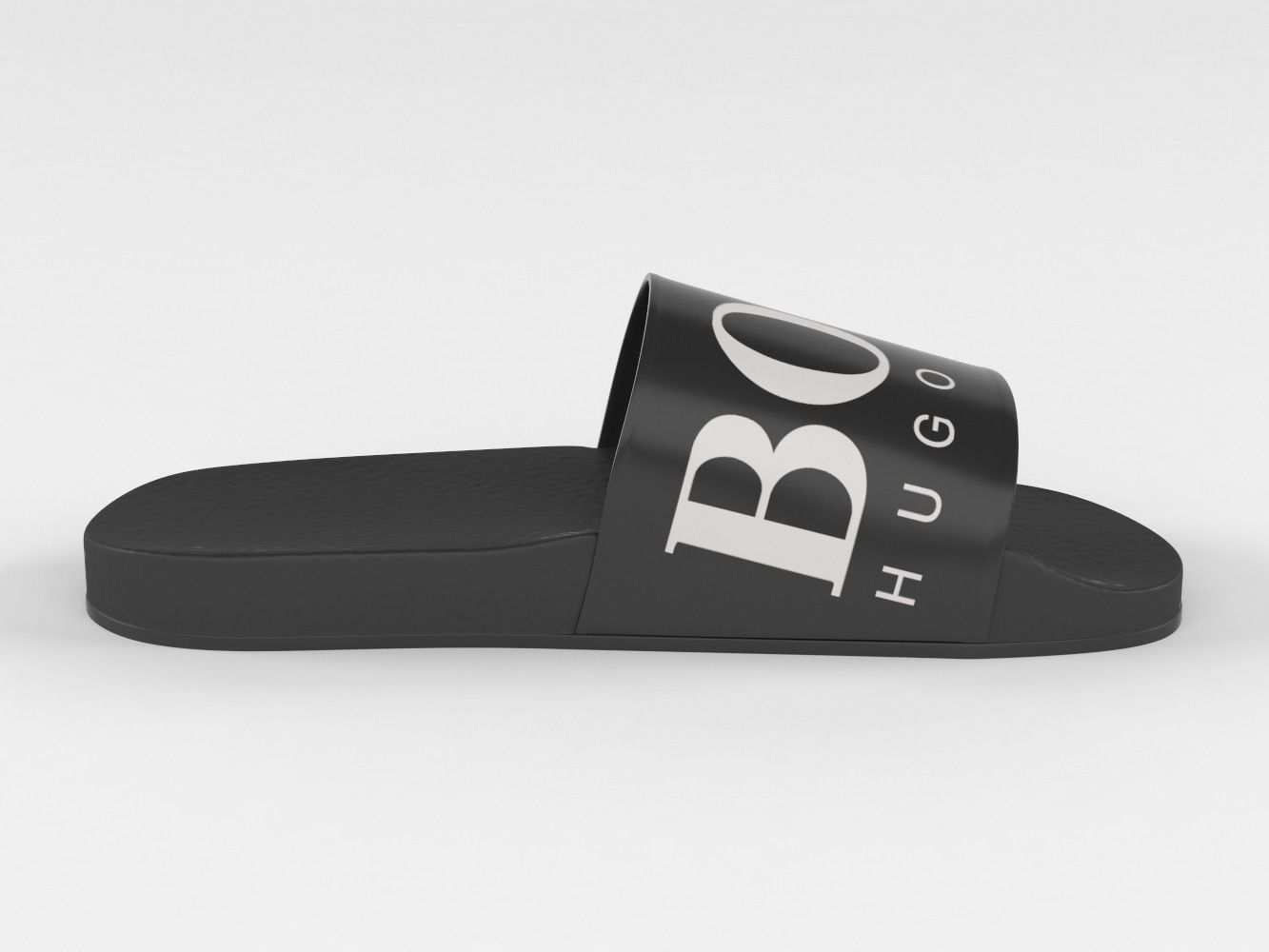 Hugo Boss Mens Solar Pool Slides 3D model_2
