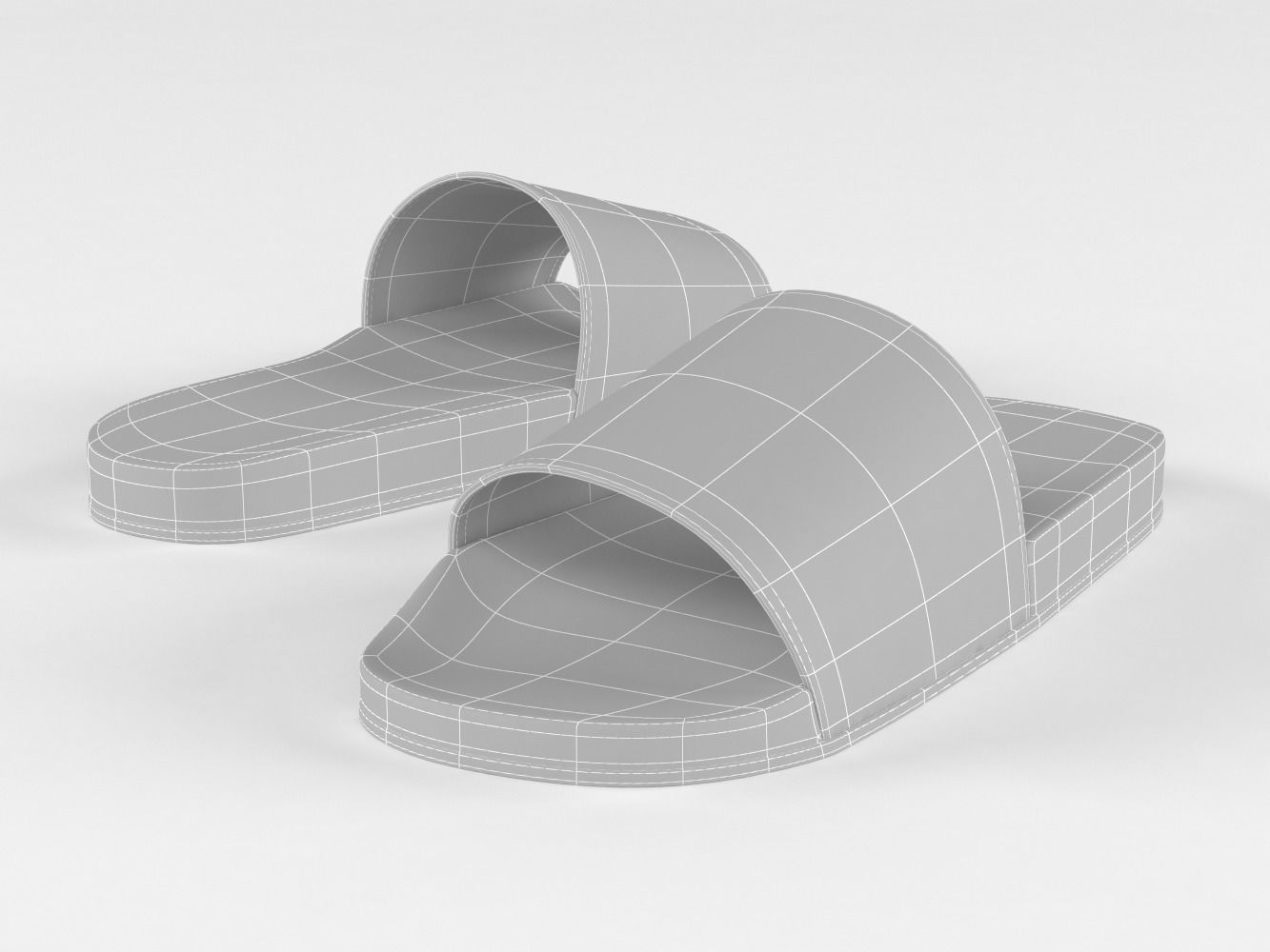 Hugo Boss Mens Solar Pool Slides 3D model_6