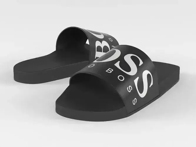 Hugo Boss Mens Solar Pool Slides