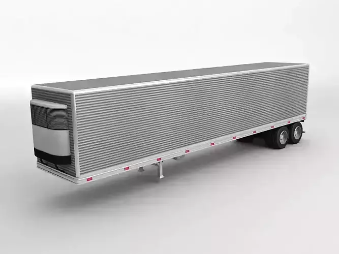 Refrigerated Box Trailer For Semi Truck