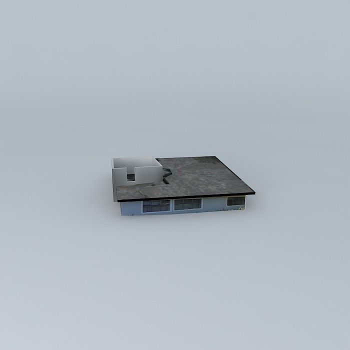 Building S2 office Free 3D model_2