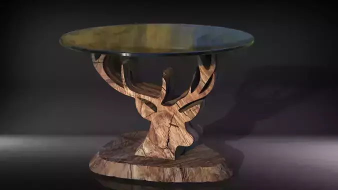 Table deer 3D model