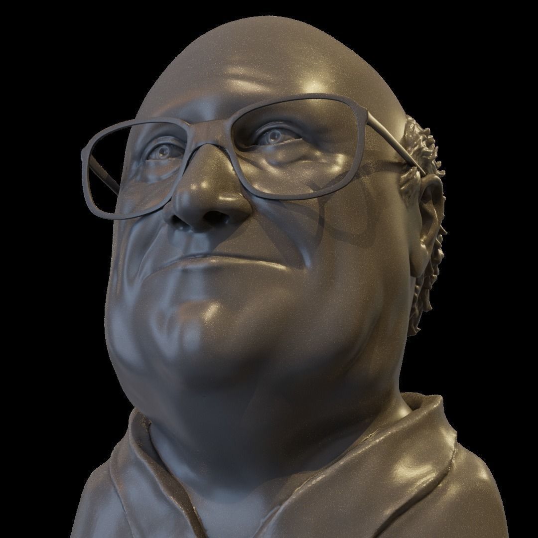 Danny DeVito bust 3D print model_7