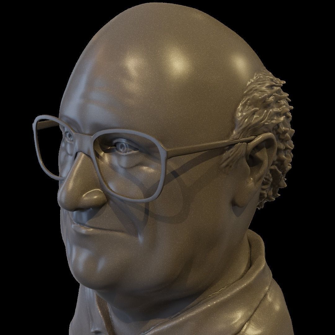 Danny DeVito bust 3D print model_8
