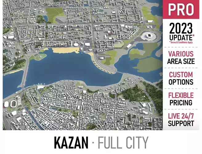 Kazan  Low-poly 3D model