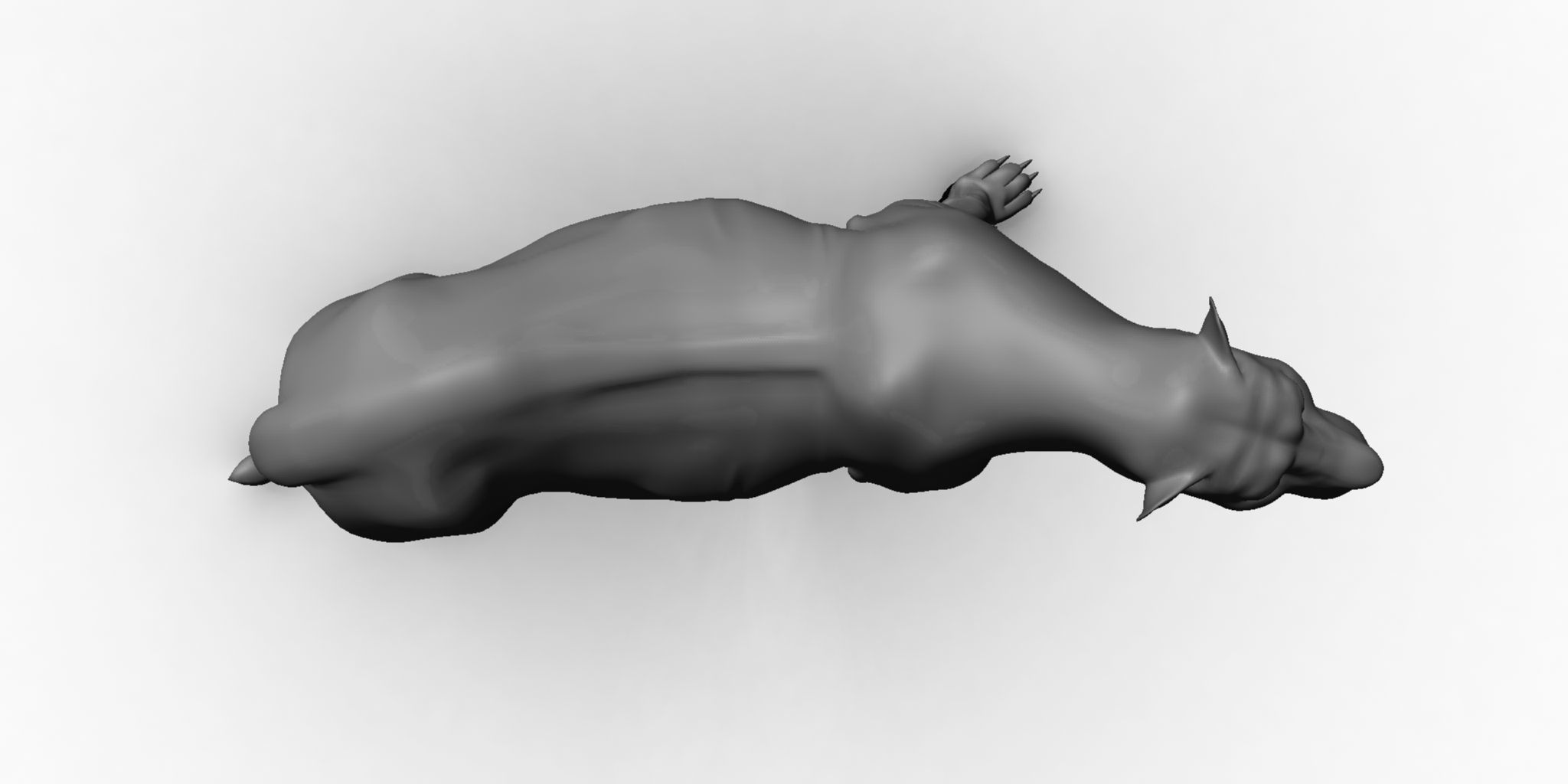 female lion 3d model 3D model_6