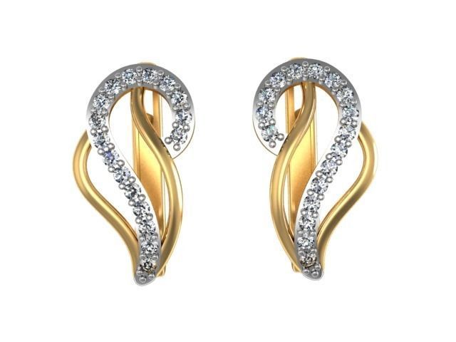 Sets of earrings and rings 6 pairs 12 models 3D print model_4