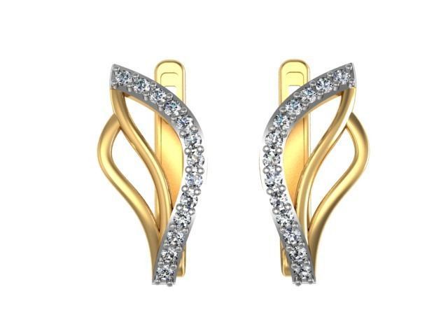 Sets of earrings and rings 6 pairs 12 models 3D print model_8