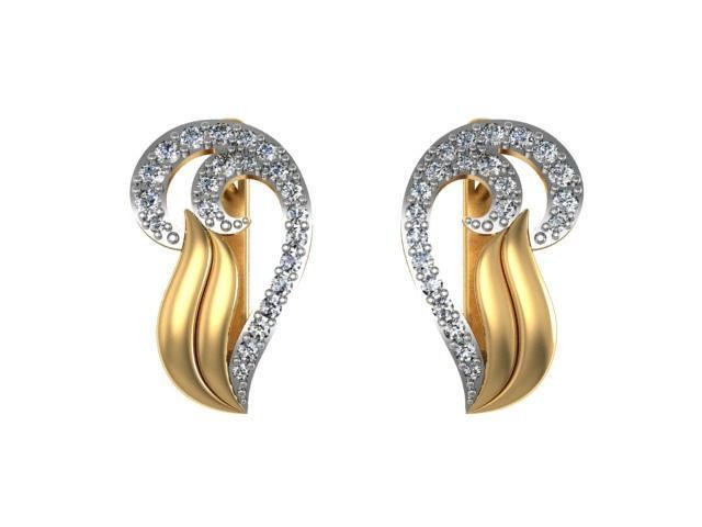 Sets of earrings and rings 6 pairs 12 models 3D print model_25