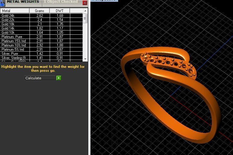 Sets of earrings and rings 6 pairs 12 models 3D print model_38