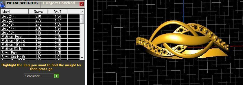 Sets of earrings and rings 6 pairs 12 models 3D print model_51