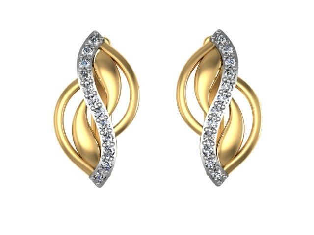 Sets of earrings and rings 6 pairs 12 models 3D print model_6