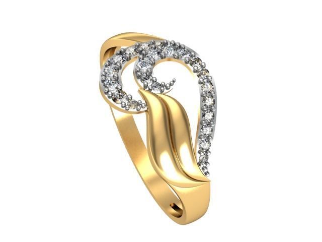 Sets of earrings and rings 6 pairs 12 models 3D print model_41