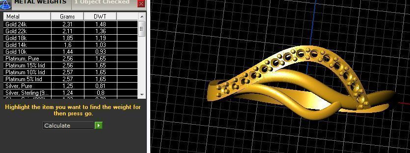 Sets of earrings and rings 6 pairs 12 models 3D print model_44